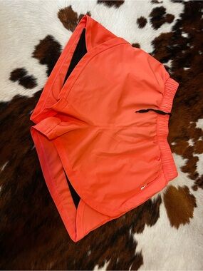 Women’s Coral Athletic Running Shorts